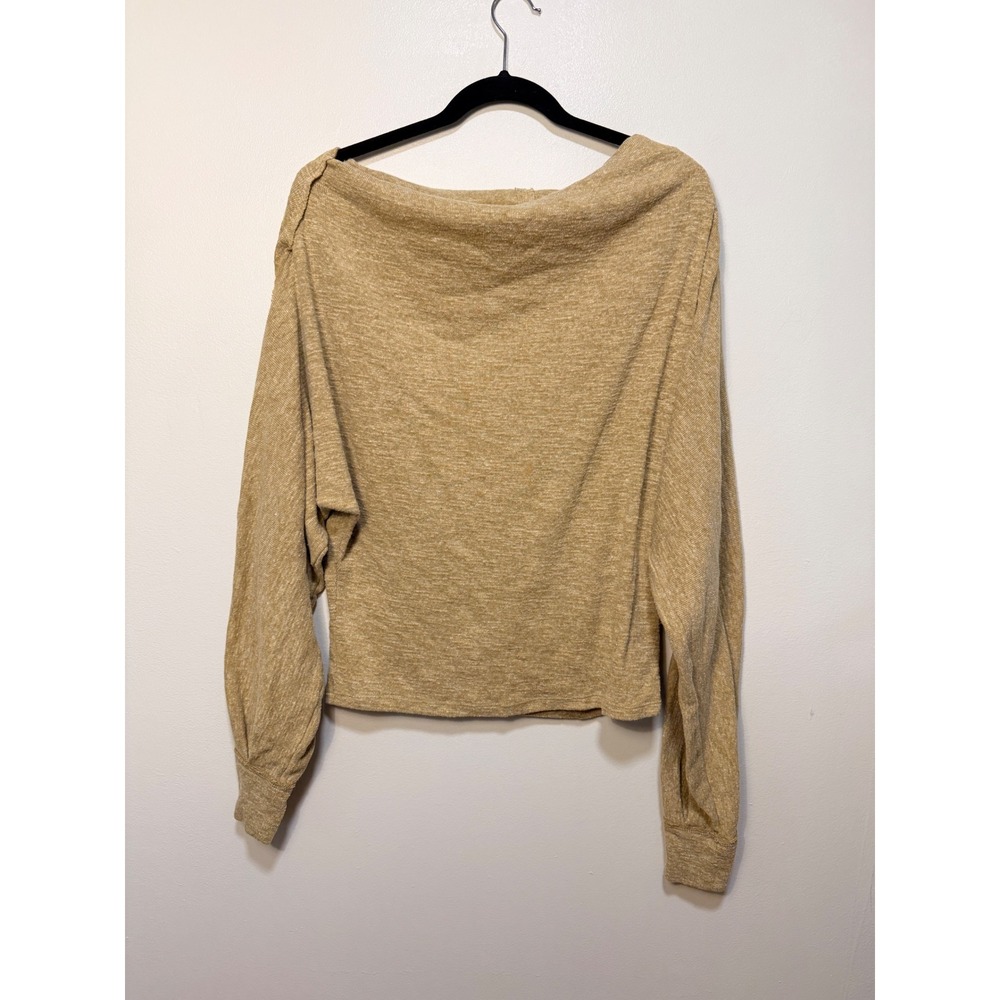 We The Free Top Small Dolman Cowl neck Slouchy Knit Relaxed Fit Fall Boho